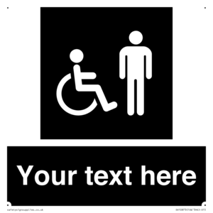 Custom information: black panel disabled and male